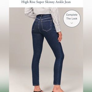 Abercrombie & Fitch "The super skinny ankle high rise" brand new